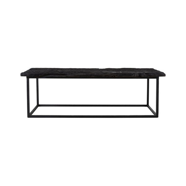 Stolik z blatem z drewna egzotycznego Canett Hayes Groe, dł. 130 cm