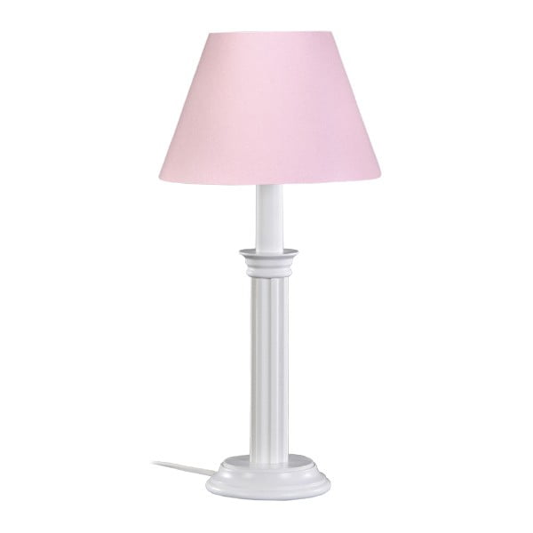 Lampa stołowa White Inside Pink
