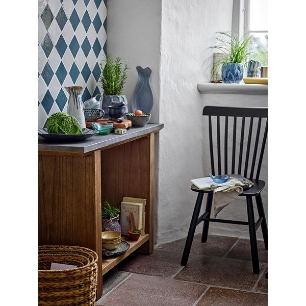 Konsola z metalowym blatem w naturalnym kolorze 40x110 cm Riva – Bloomingville-image-4