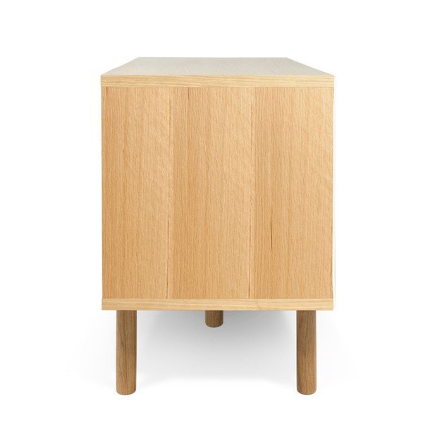 Biała komoda TemaHome Dann Oak-image-1