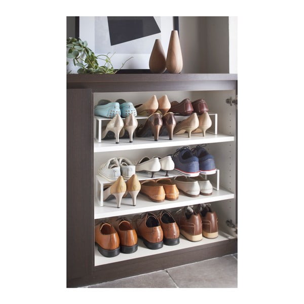 Biała półka na buty YAMAZAKI Frame-image-2