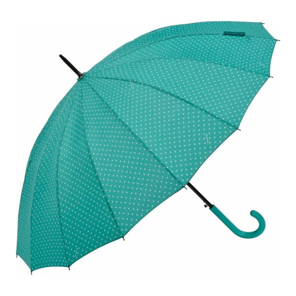 Zielony parasol Ambiance Triangles, ⌀ 122 cm