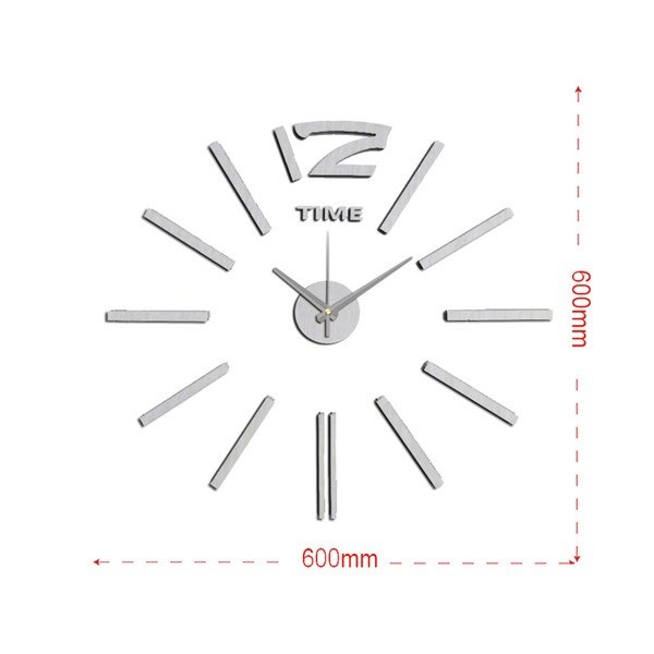 Zegar samoprzylepny Mauro Ferretti Time, ⌀ 60 cm-image-2