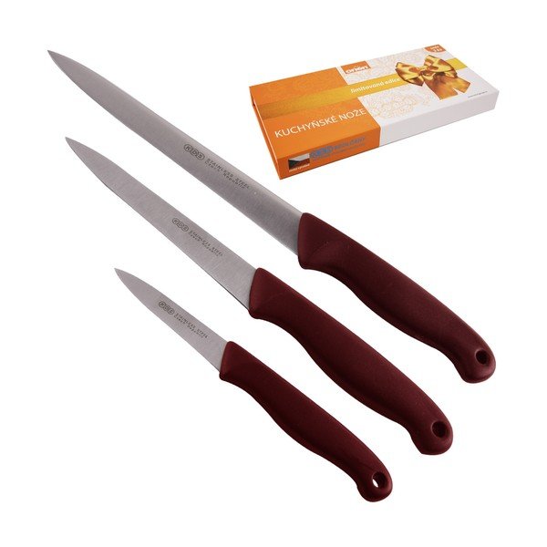 Komplet 3 noży kuchennych Orion Cut