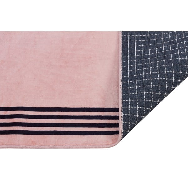 Różowy chodnik odpowiedni do prania 300x100 cm − Vitaus-image-2