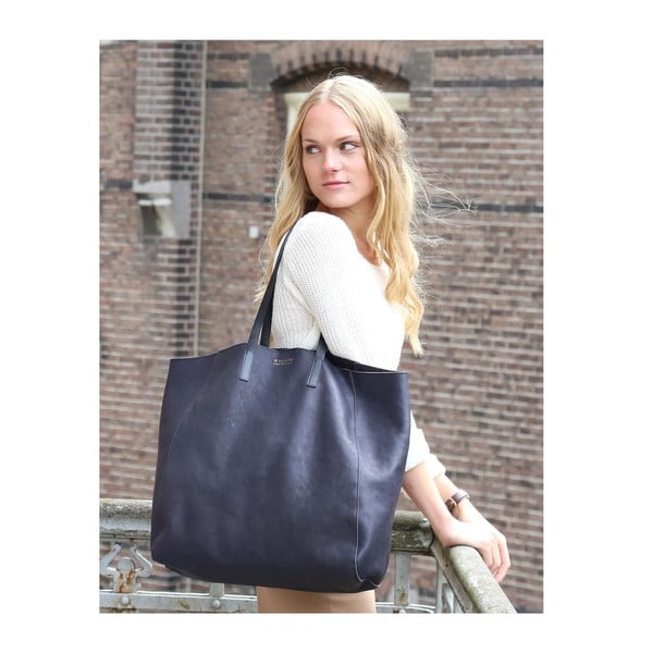 Skórzana torebka Jazzy Less Blue-image-3