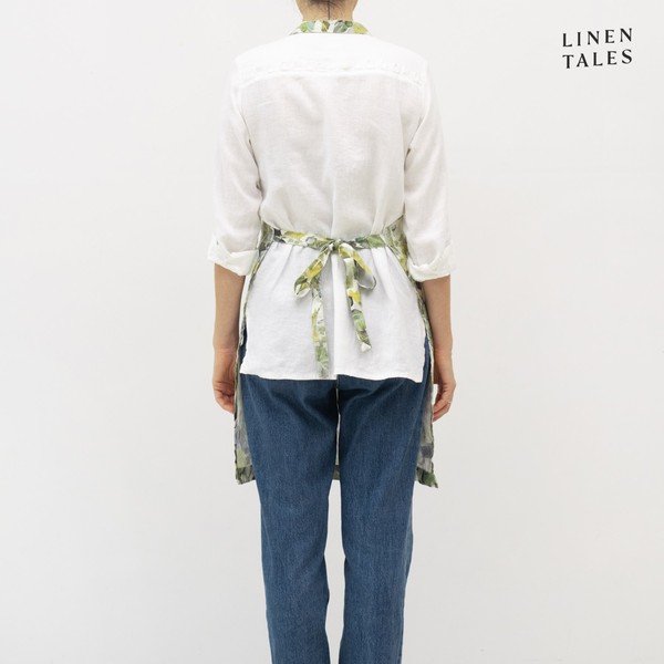 Lniany fartuch Lotus – Linen Tales-image-1