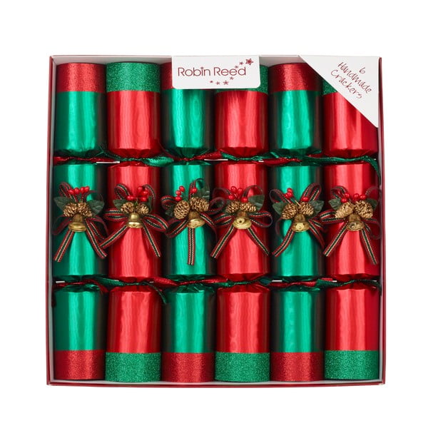 Crackery świąteczne zestaw 6 szt. Ring O Bells Red – Robin Reed