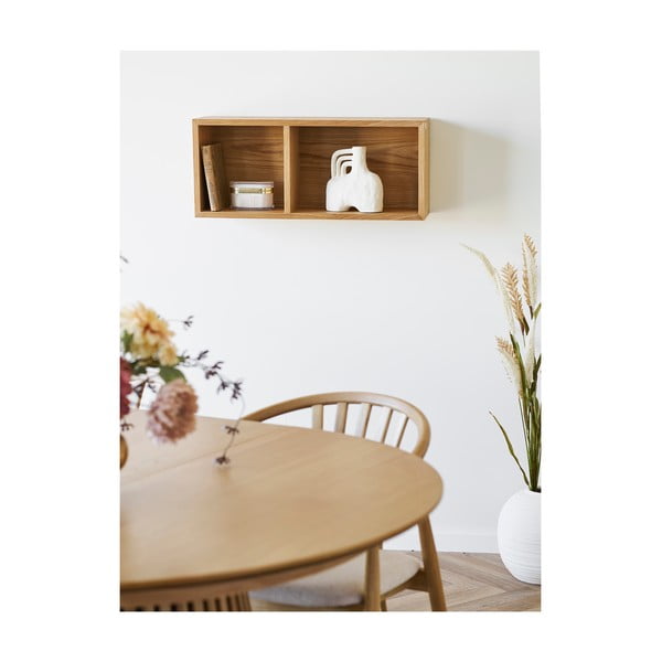Wielopoziomowa półka w dekorze dębu w naturalnym kolorze 71 cm Oshawa – House Nordic-image-1
