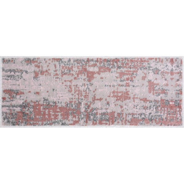 Różowo-szare bawełniane dywaniki na schody zestaw 16 szt. 25x65 cm Milano Pembe – Vitaus