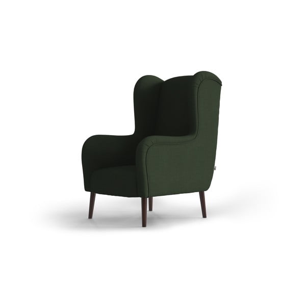 Zielony fotel uszak My Pop Design Muette