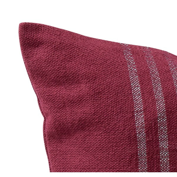 Czerwona bawełniana poduszka Hübsch Sarah, 60x40 cm-image-2