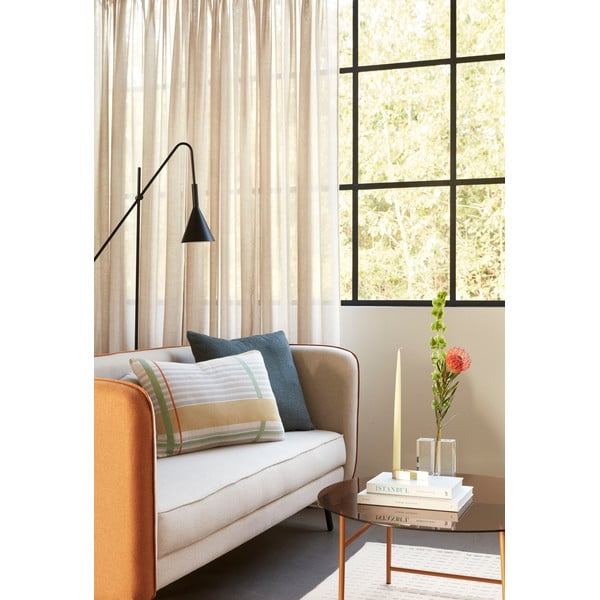 Pomarańczowo-biała sofa Hübsch Shade-image-1