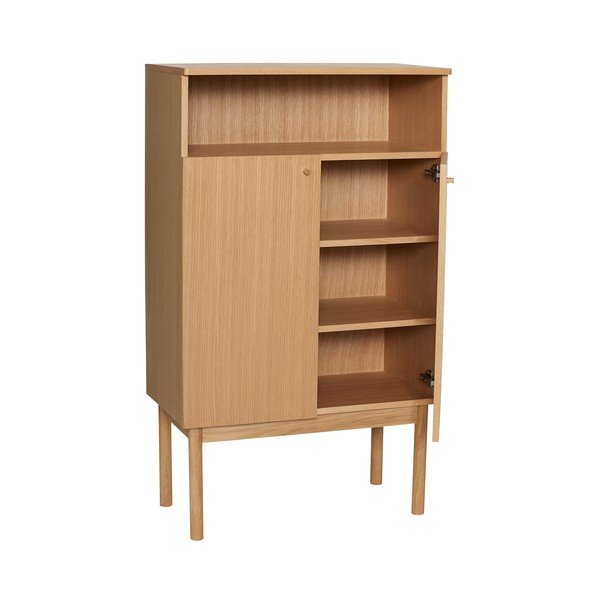 Szafka w dekorze dębu w naturalnym kolorze 80x135x42 cm Ulterior – Hübsch-image-4