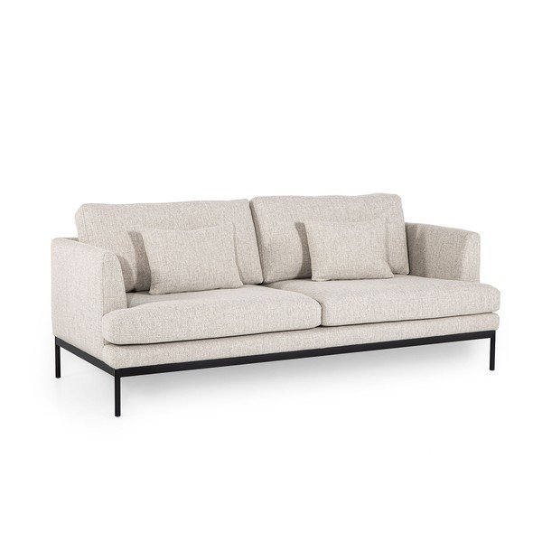 Jasnobeżowa sofa Ndesign Pearl, szerokość 204 cm-image-1