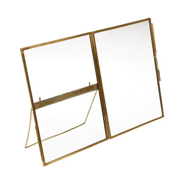 Metalowa ramka stojąca w kolorze złota 13x18 cm – Rex London-image-3