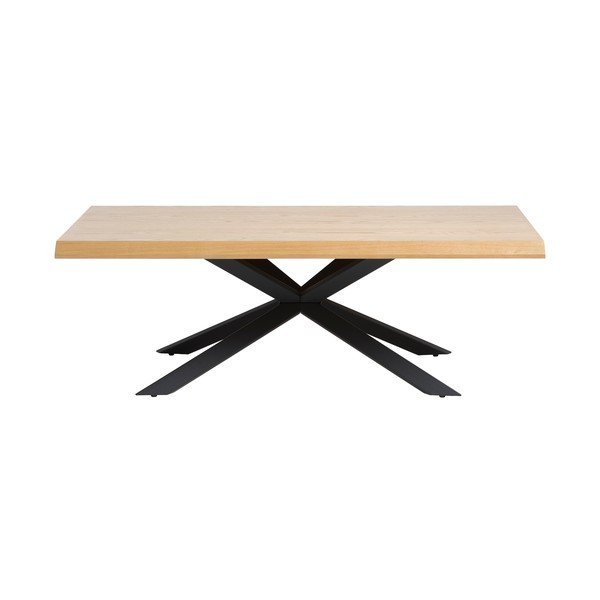 Stolik z blatem w dekorze dębu 68x130 cm Arno – Unique Furniture-image-3