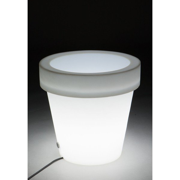 Biała doniczka z podświetleniem Tomasucci Classic, ⌀ 45 cm-image-1
