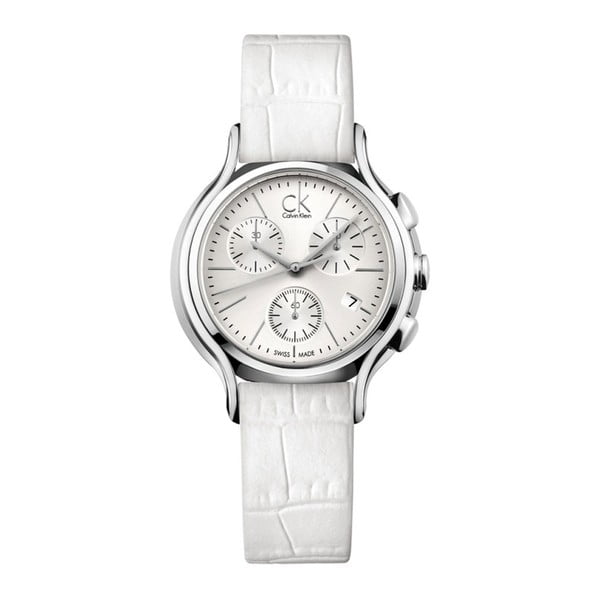 Biały zegarek damski Calvin Klein K2U291L6