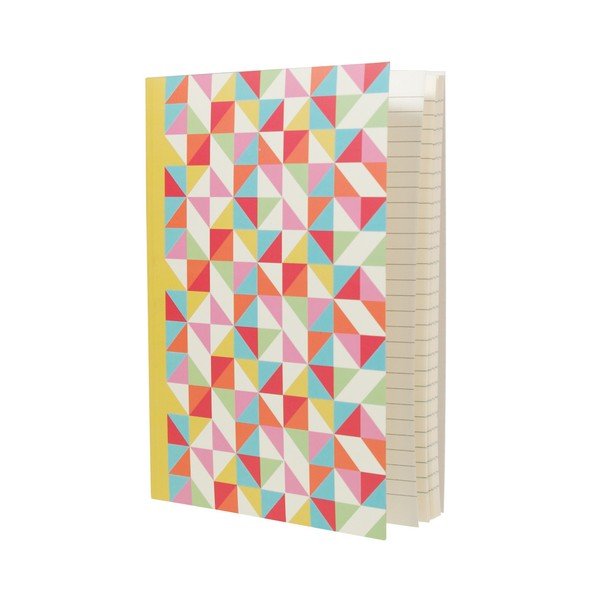 Notes A5 Rex London Multicolour Geometric-image-1