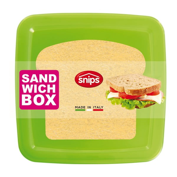 Zielony pojemnik na kanapki Snips Sandwich, 500 ml-image-3