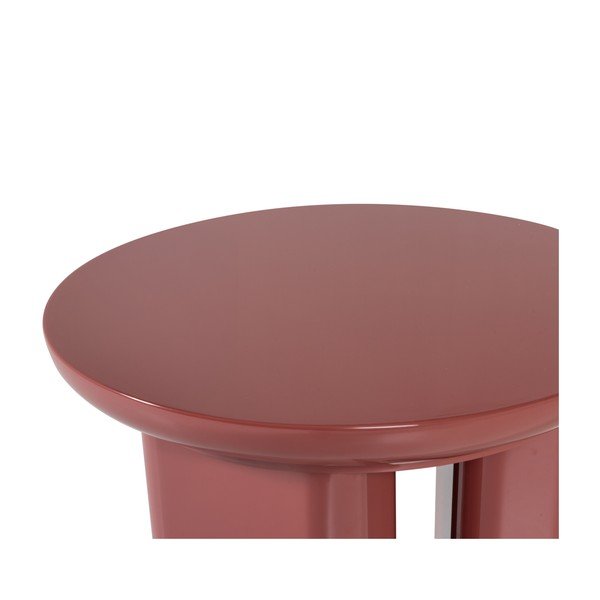 Okrągły stolik z połyskiem ø 40 cm Orivo – WOOOD-image-4