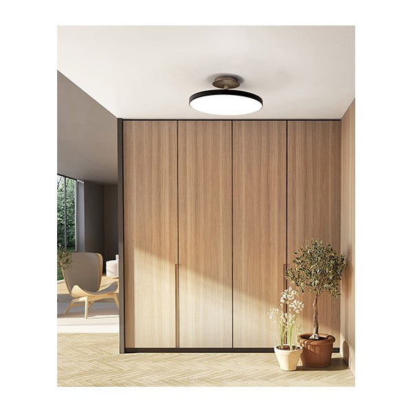 Antracytowa lampa sufitowa LED ø 60 cm Asteria Up – UMAGE-image-1