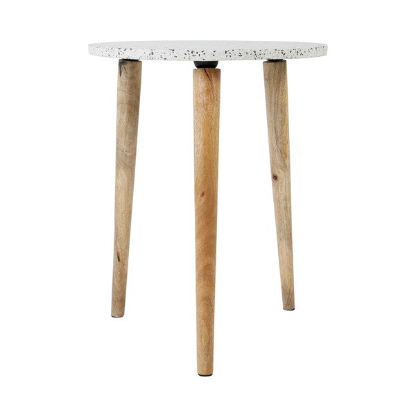 Okrągły stolik z blatem z lastryko ø 42 cm Terrazzo – Jardin d'Ulysse-image-3