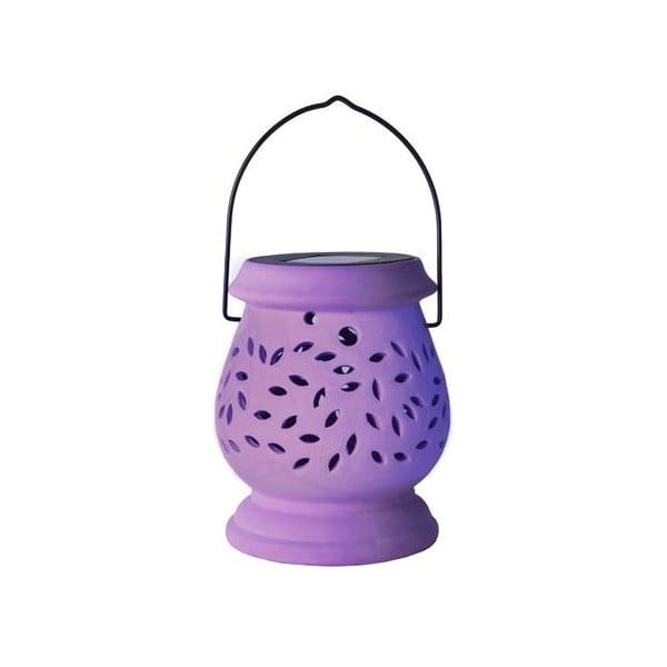 Lampion ogrodowy LED Clay Lilac