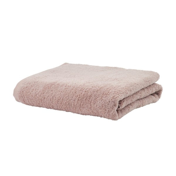 Jasno-różowy ręcznik kąpielowy Aquanova London, 100x150 cm