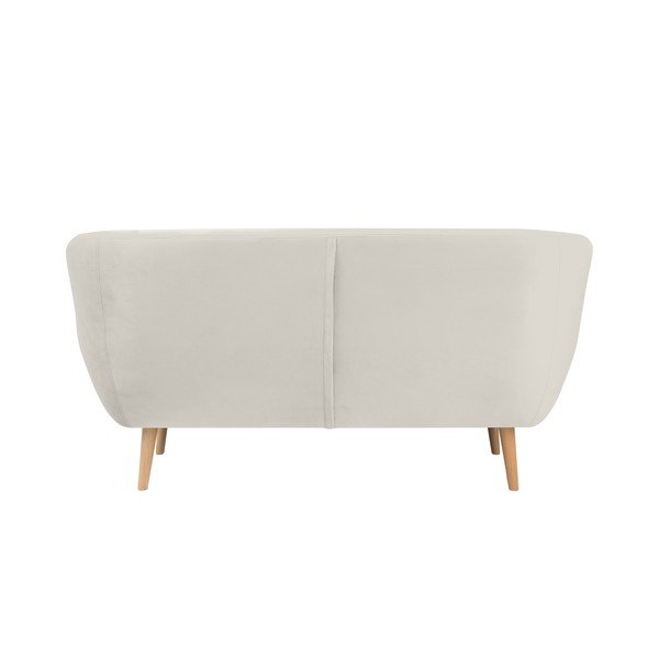 Kremowa sofa 2-osobowa Mazzini Sofas Amelie-image-3