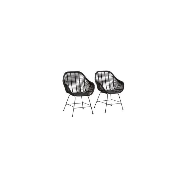 Czarne rattanowe krzesła zestaw 2 szt. Kiran – Støraa-image-3