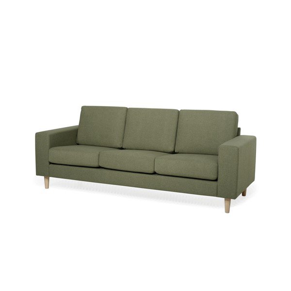 Zielona sofa 3-osobowa Scandic Focus-image-1