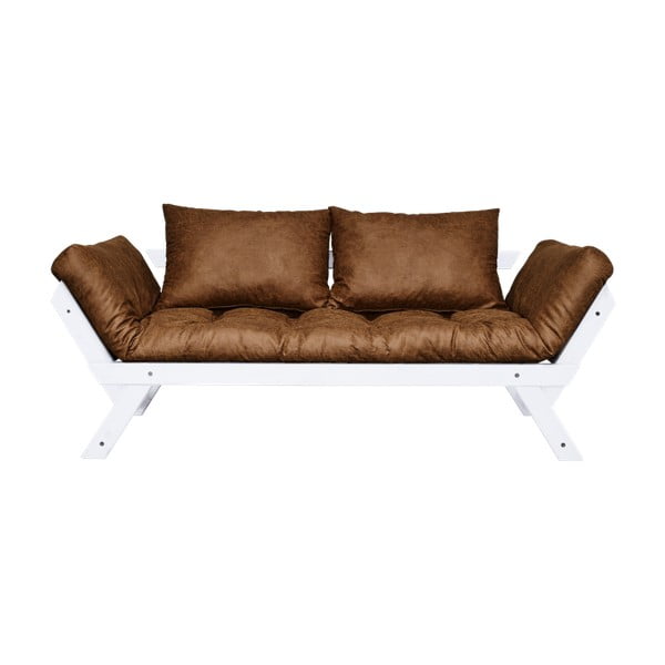 Sofa rozkładana Karup Bebop White/Choco-image-2