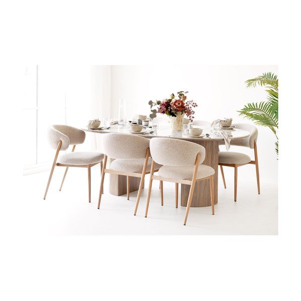 Szarobeżowy ceramiczny wazon (wysokość 23,5 cm) – House Nordic-image-3