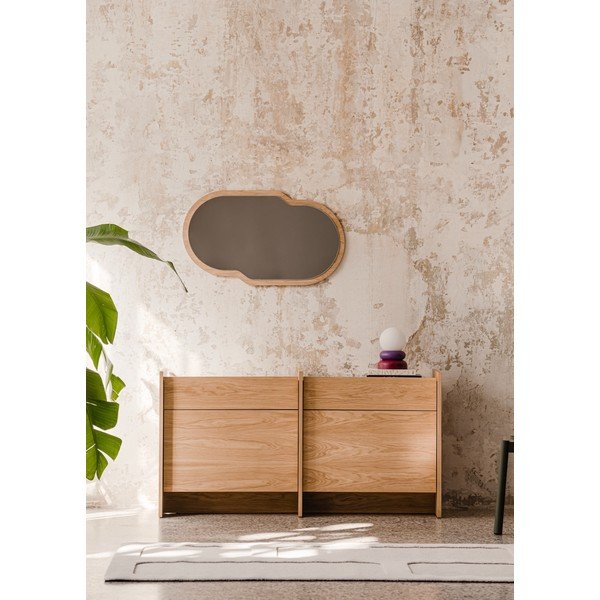 Komoda w dekorze dębu w naturalnym kolorze 146x76x51 cm Hido – noo.ma-image-1