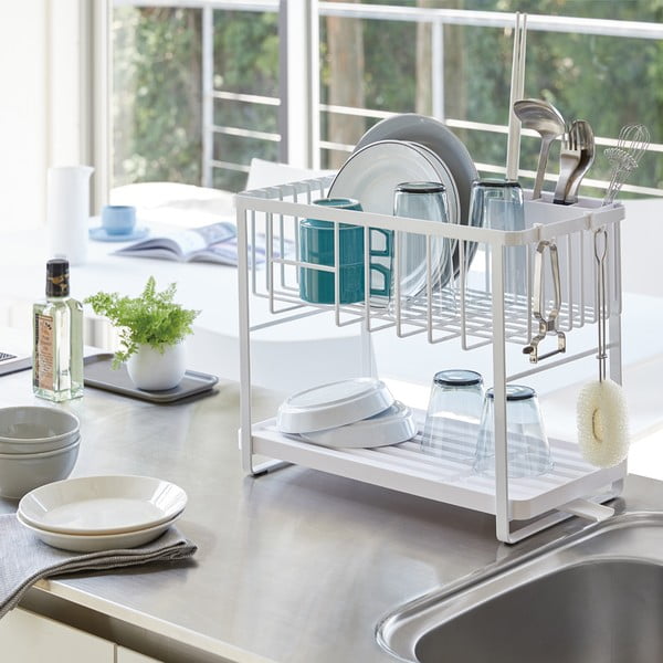 Metalowy ociekacz dwupiętowy Tower – YAMAZAKI-image-3