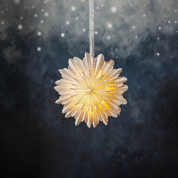 Biała dekoracja świetlna ze świątecznym motywem Cloud – Star Trading-image-1