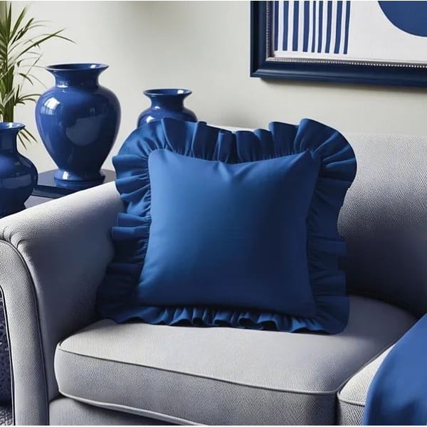 Poszewka na poduszkę z mieszanki bawełny 40x40 cm Ruffled – Mila Home-image-3