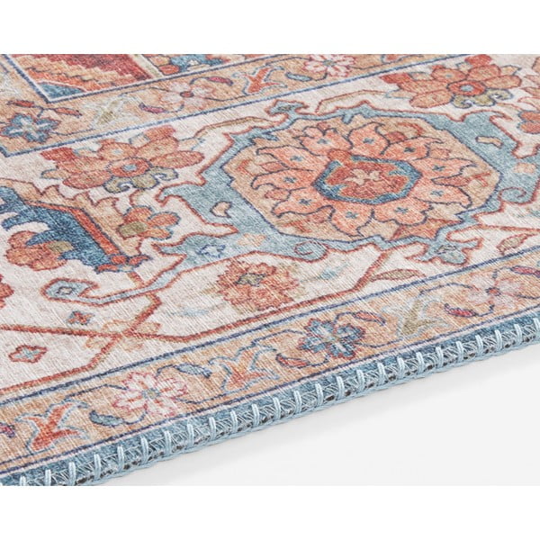 Niebiesko-czerwony chodnik Nouristan Sylla, 80x200 cm-image-3