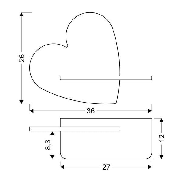 Niebieska lampa dziecięca Heart – Candellux Lighting-image-2