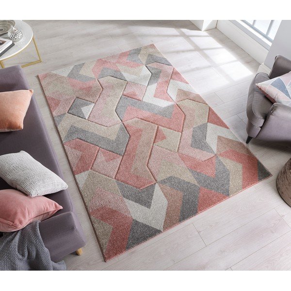 Różowy dywan Flair Rugs Aurora, 120x170 cm-image-4