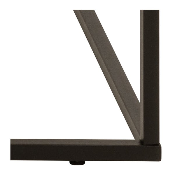 Beżowy stolik z blatem w dekorze marmuru 55x110 cm Barossa – Actona-image-3