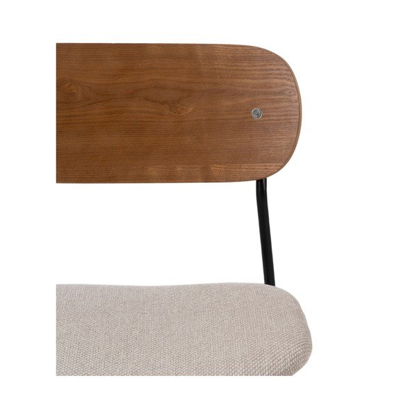 Brązowo-kremowe krzesła zestaw 4 szt. Moe – Ixia-image-4