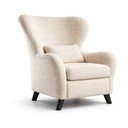 Beżowy fotel uszak Miuform Miuf