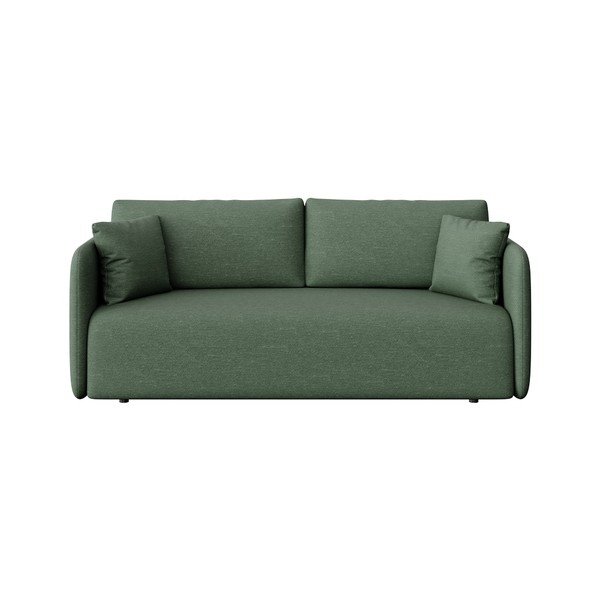 Zielona rozkładana sofa 220 cm Chaum – Rodier