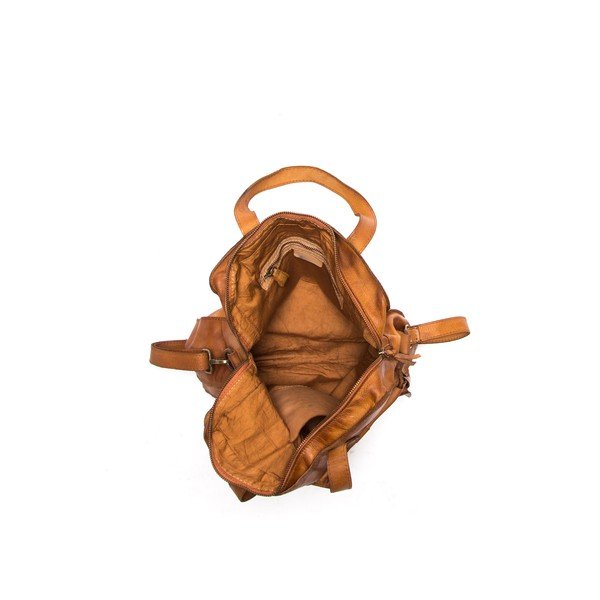 Torebka skórzana Anna Luchini 10 Cognac-image-3