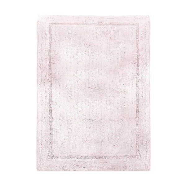 Różowy bawełniany dywanik łazienkowy Phil, 70x110 cm