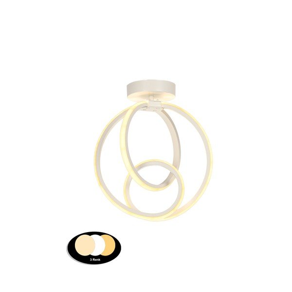 Biała metalowa lampa sufitowa LED Neo – Squid Lighting-image-2