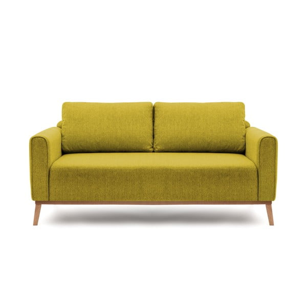 Limonkowa sofa Vivonita Milton, 188 cm